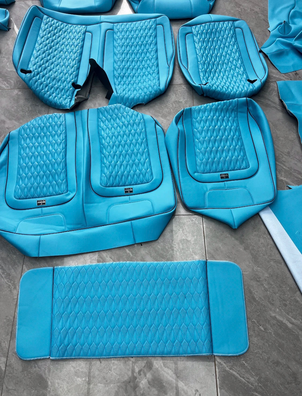 Premium Leather Seat Covers Fit for Mercedes GLA GLB GLC GLE GLS Custom Fit Car Interior Accessories