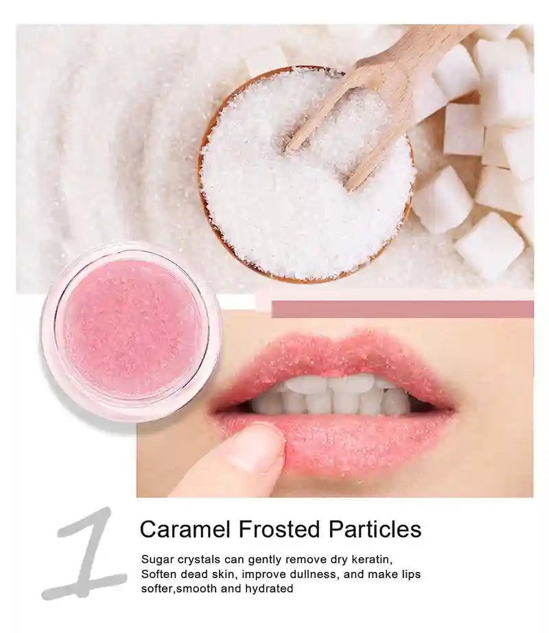 Sugar Lip Scrub Exfoliator for Smooth Lips - Organic Mint by Tidesmit Lip Care Tidesmit