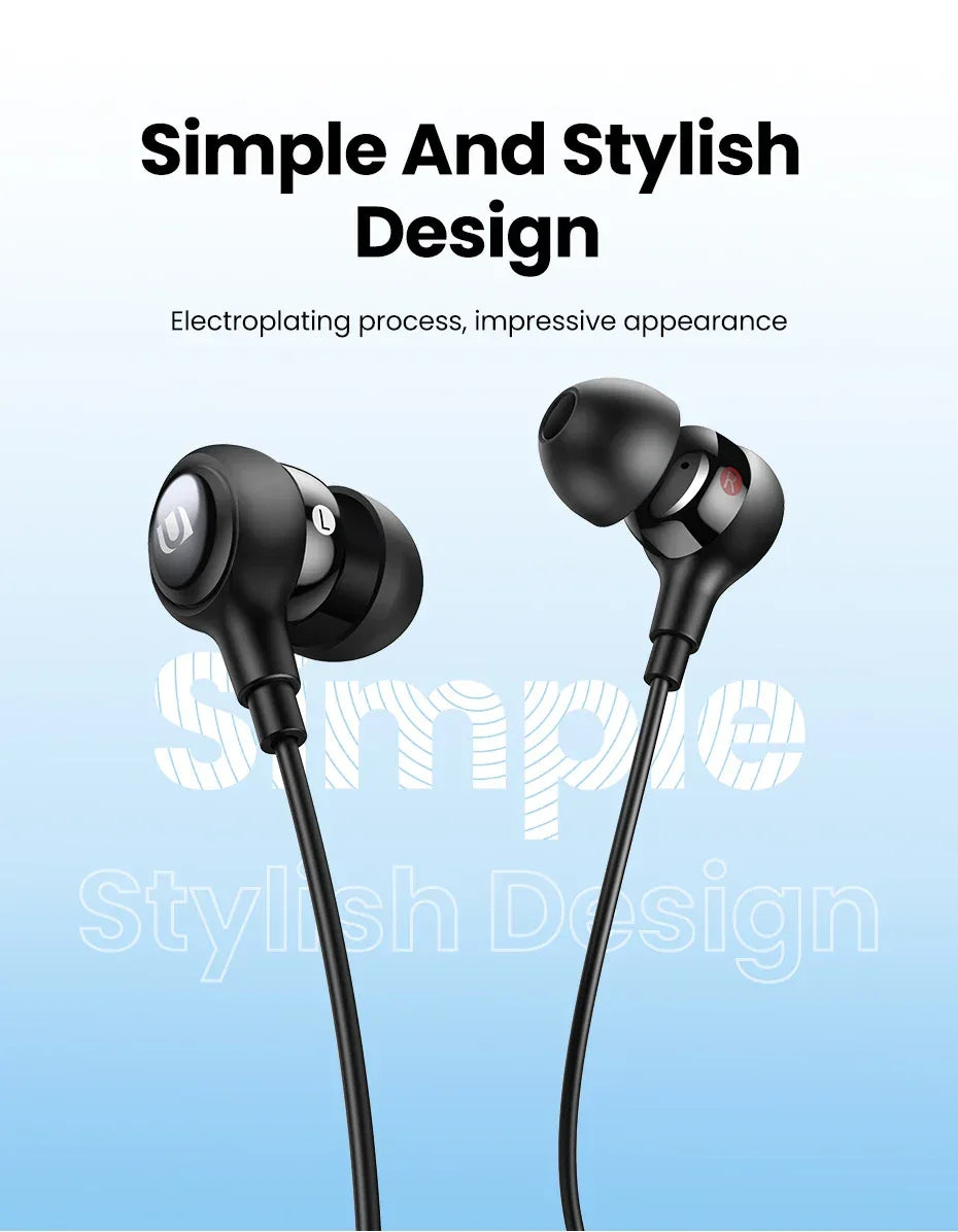 Wired Earbuds With Noise Cancelling Microphone by Tidesmit Tidesmit