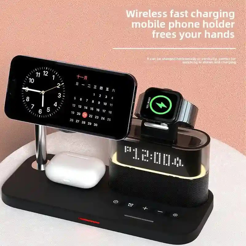 3-in-1 Wireless Charger Station - Qi Certified MagSafe Compatible Tidesmit