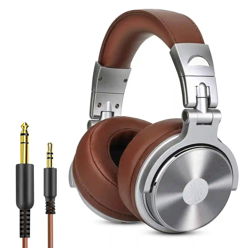 Pro-30 Studio DJ Headphones with Mic - Wired Over-Ear Monitoring Tidesmit