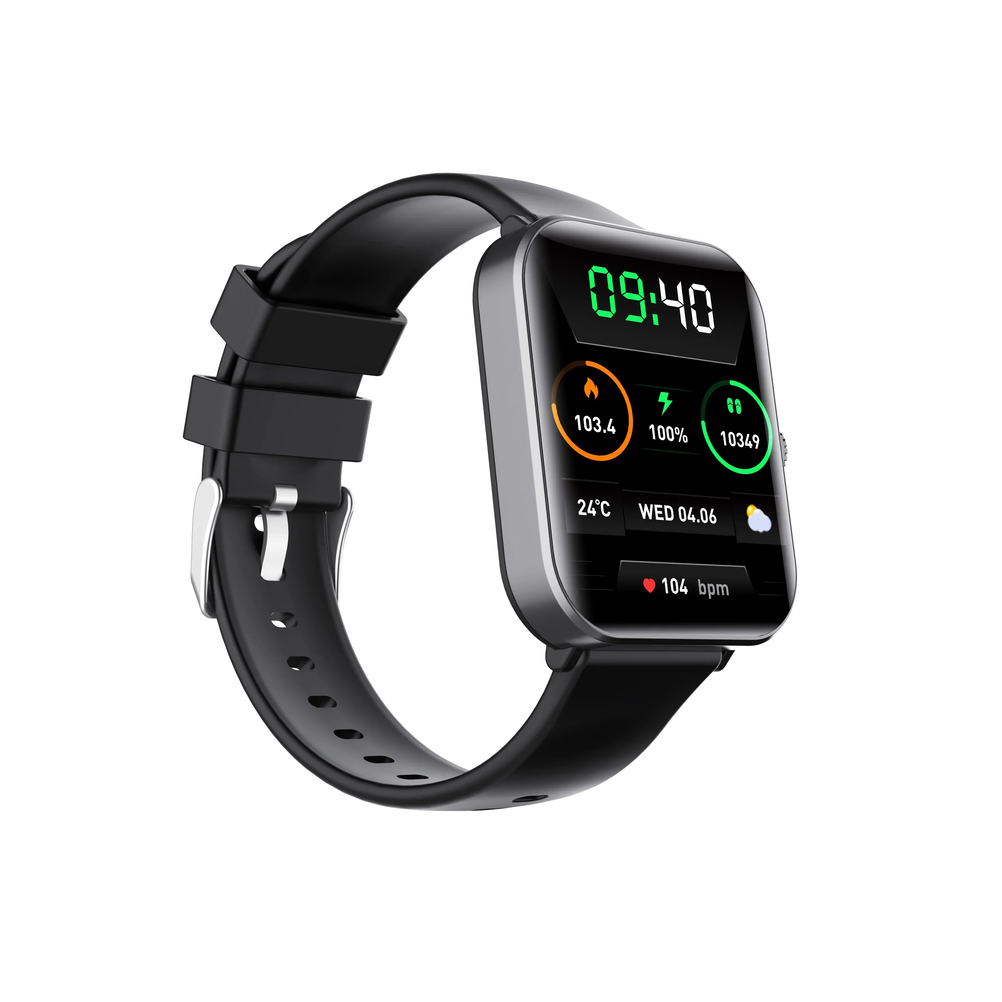 F57 Pro Smartwatch Fitness Tracker with Bluetooth Calling - Black My Store