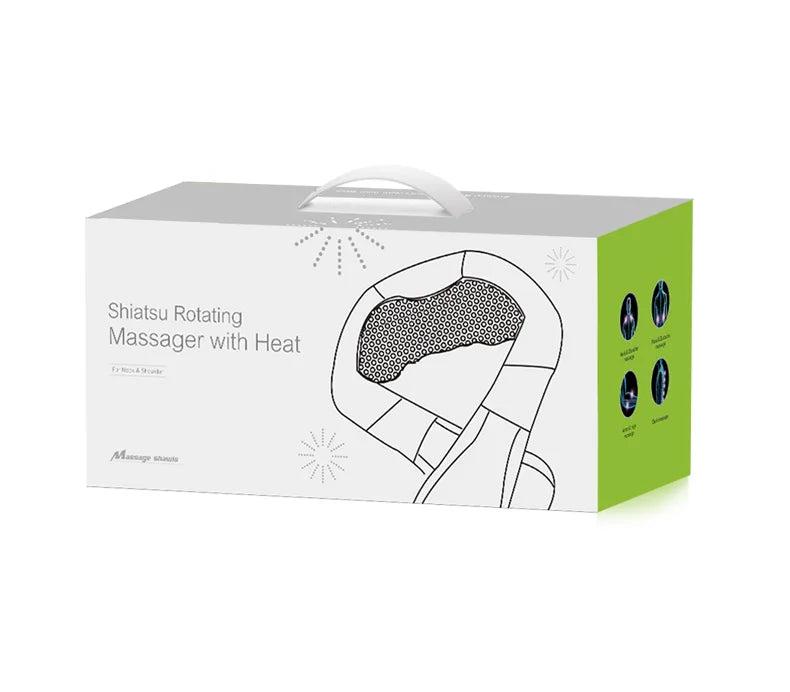 Neck and Shoulder Massager with 16 Heating Nodes - Tidesmit EU Relaxation Treatment Tidesmit