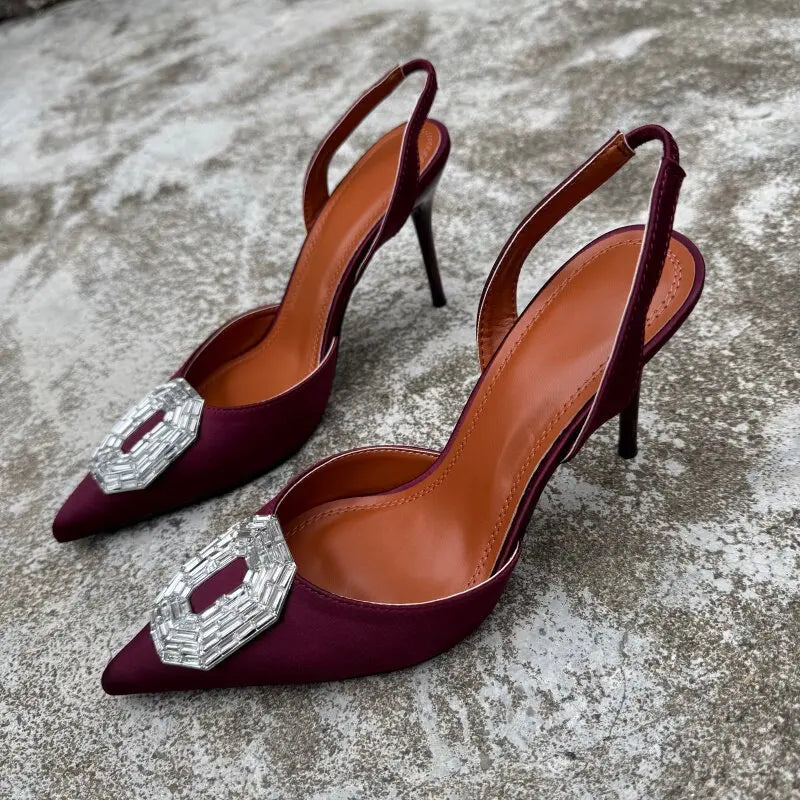 Brand Custom Sapato De Salto Slingback Sexy 2026 Trending Luxury Designer Heels