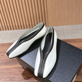 Autumn Women's Fashionable crocodile Pattern Embossed Calfskin Patent Leather Brand New Black Leather Shoes with Tag