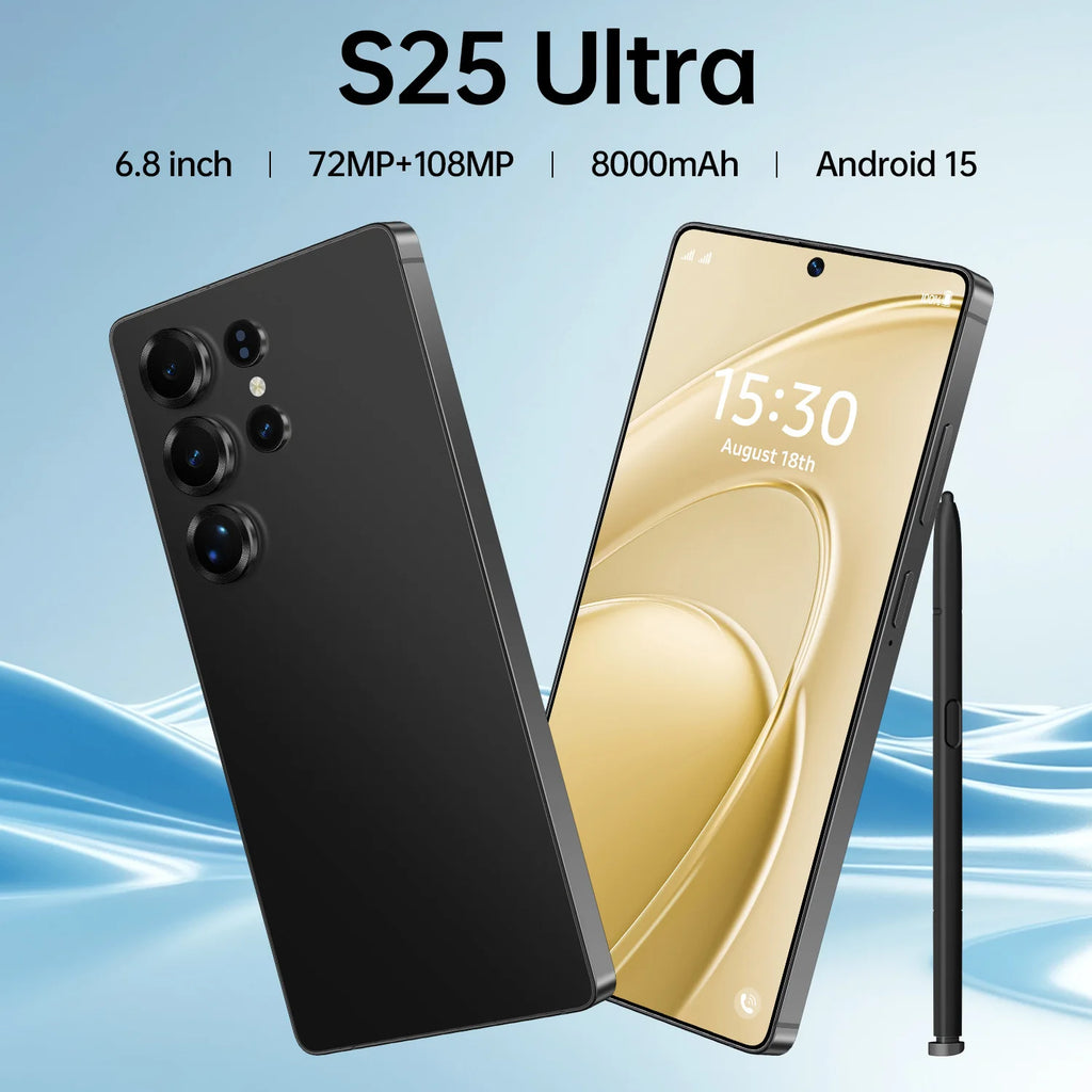 5G Smartphone 1TB 16GB RAM - Android 15 Dual SIM Gold Tidesmit