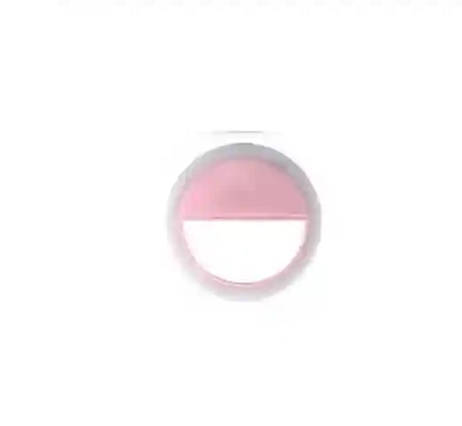 Rechargeable LED Selfie Light - Portable Clip for Content Creation Pink Tidesmit