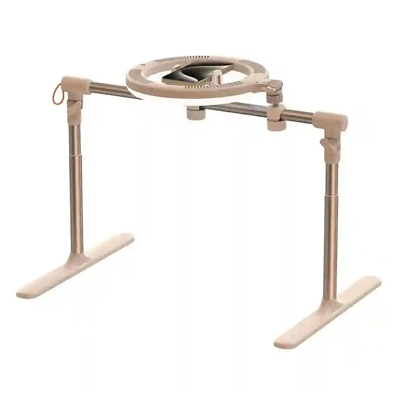 Ring Light with Phone Holder and Adjustable Overhead Stand Model F5 Tidesmit