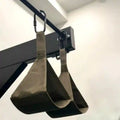 Ab Straps for Hanging Leg Raises - Padded Professional Core Support Black Tidesmit