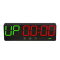 Gym Timer Clock - Rechargeable LED Countdown Timer for Home Fitness Green red Tidesmit