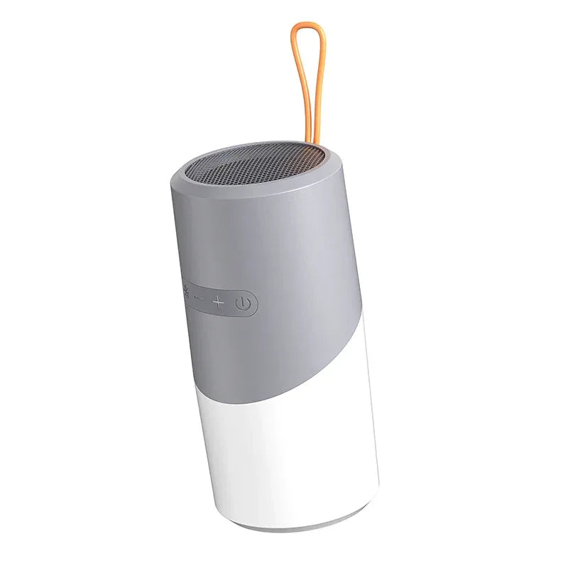 Portable Bluetooth Speaker Waterproof with RGB Light & Bass Boost - Gray Gray My Store