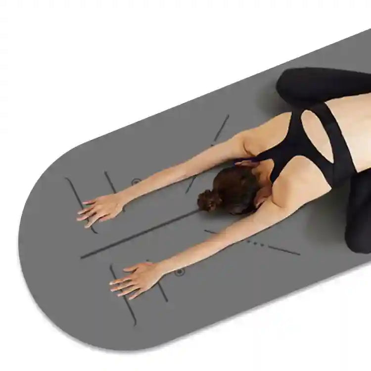 Eco Rubber Yoga Mat - Non-Slip 4.5mm Professional Fitness Pad Tidesmit