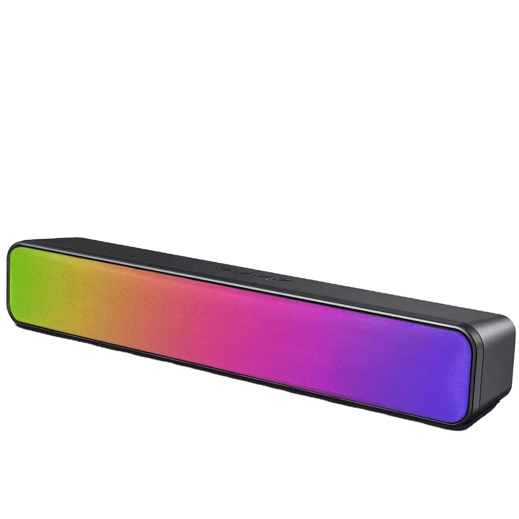 Wireless Computer Soundbar | RGB Desktop Speaker with Bass Boost - Black My Store