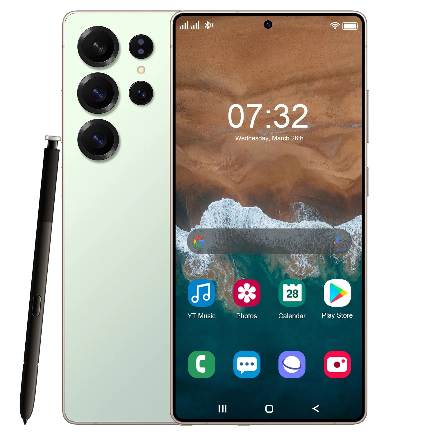 S25 Ultra 5G Smartphone 512GB - 8800mAh Dual SIM Unlocked Green 12g 512 GB Tidesmit