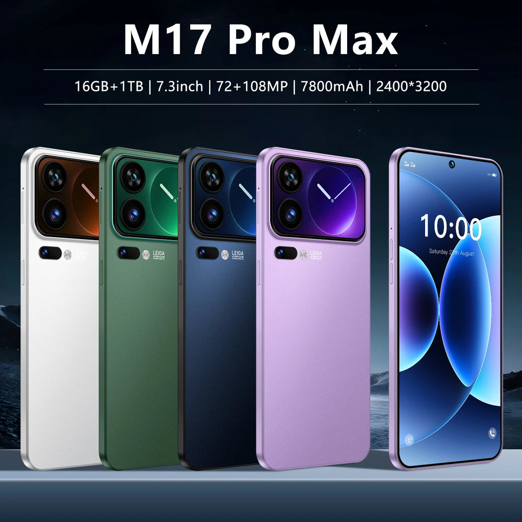 Tidesmit 5G Smartphone 7.3-inch OLED 1TB 16GB RAM Unlocked Mobile Tidesmit