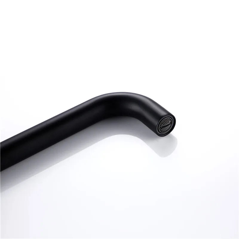 Modern Style Bathroom Basin Mixer Tap Dual Holder Single Handle Fixed Basin Faucet Hot And Cold 2 Hole Kitchen Sink Mixer
