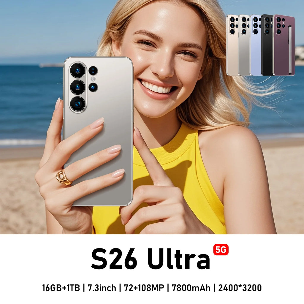 Tidesmit 5G Smartphone: 7.3-Inch AMOLED, 16GB RAM, 256GB Storage Tidesmit