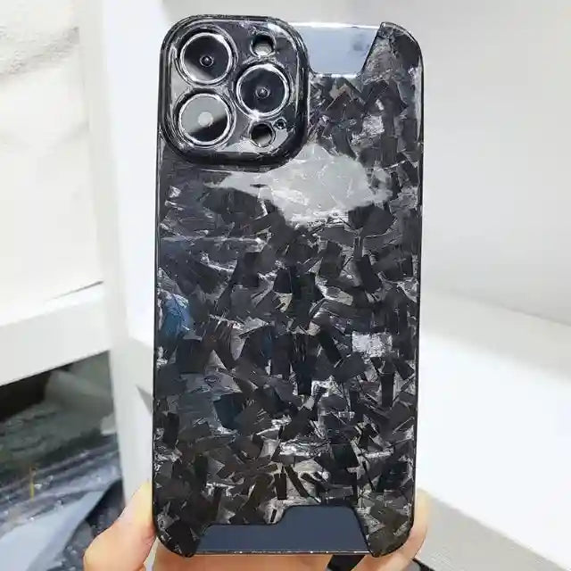 Carbon Fiber iPhone 15 Pro Case - Military-Grade Drop Protection Tidesmit