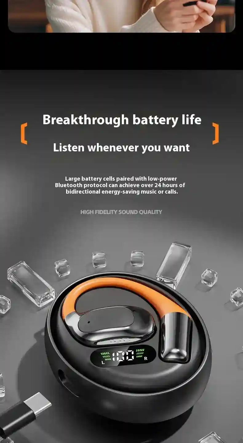 M113 Noise Cancelling Wireless Earbuds Rotating Chamber by Tidesmit Tidesmit