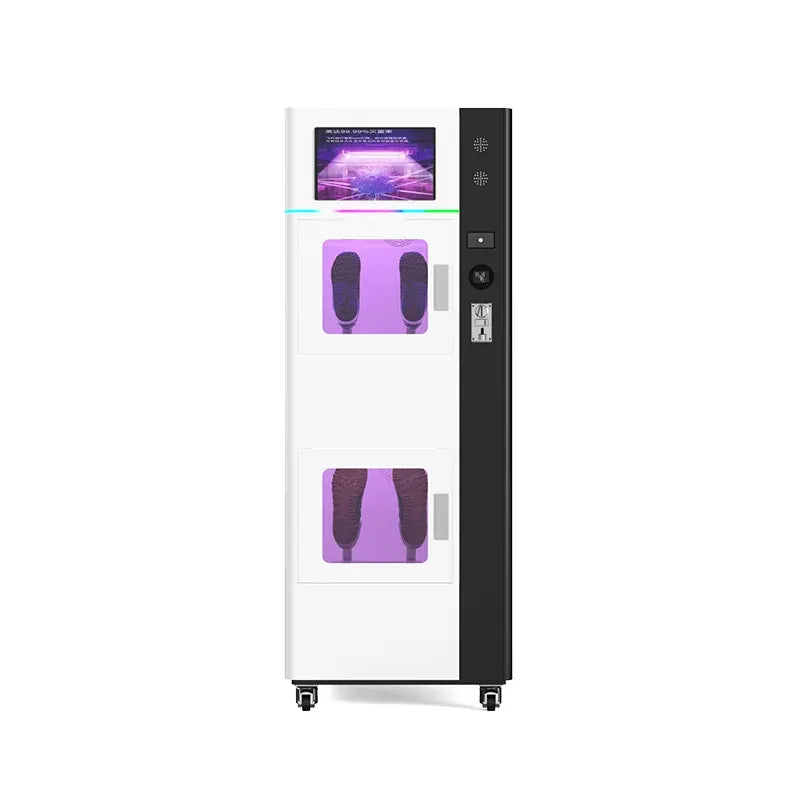 Automatic Commercial Sharing UVC+Onze Shoe Washing Machine with Dryer   Cleaning Shoes Machine Washing Machine for Shoes