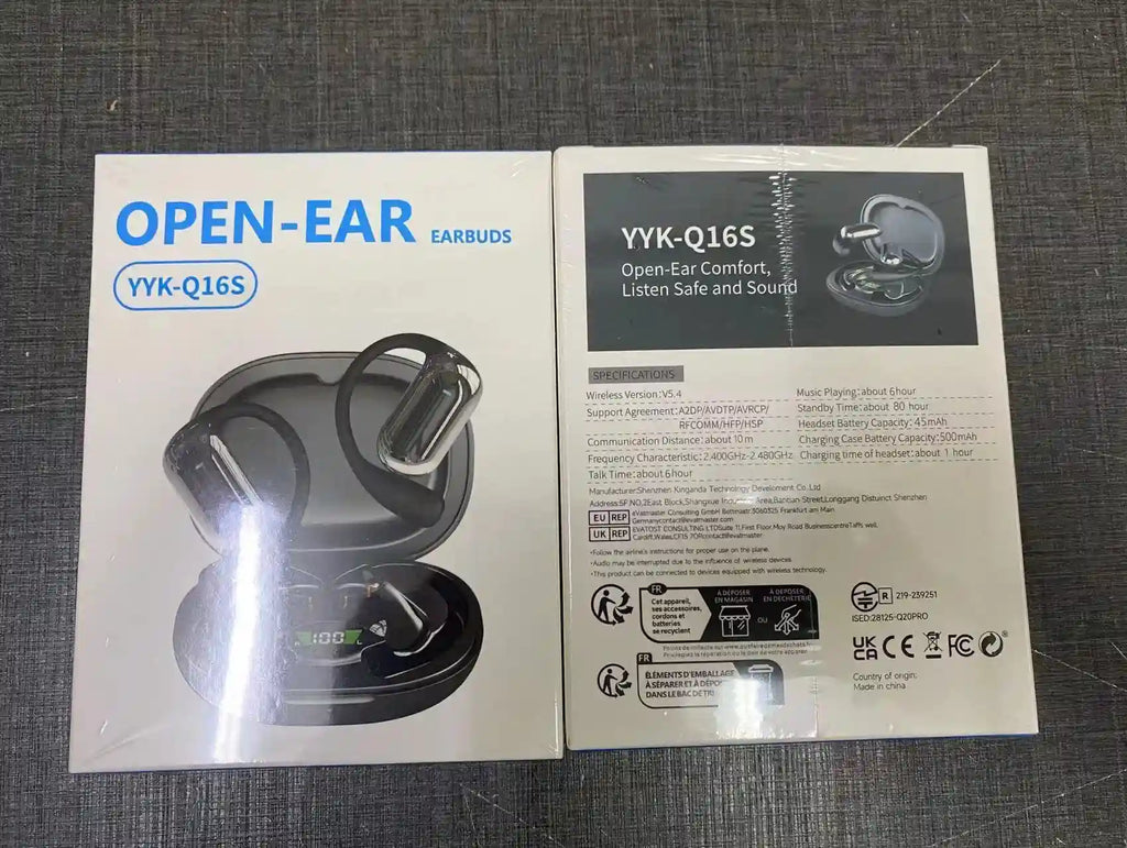 Tidesmit YYK-Q16S Open Ear Bluetooth Sport Earbuds – Wireless Audio Tidesmit