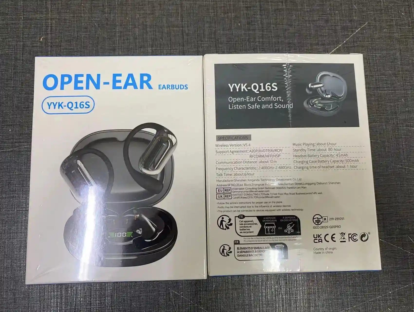 Tidesmit YYK-Q16S Open Ear Bluetooth Sport Earbuds – Wireless Audio Tidesmit
