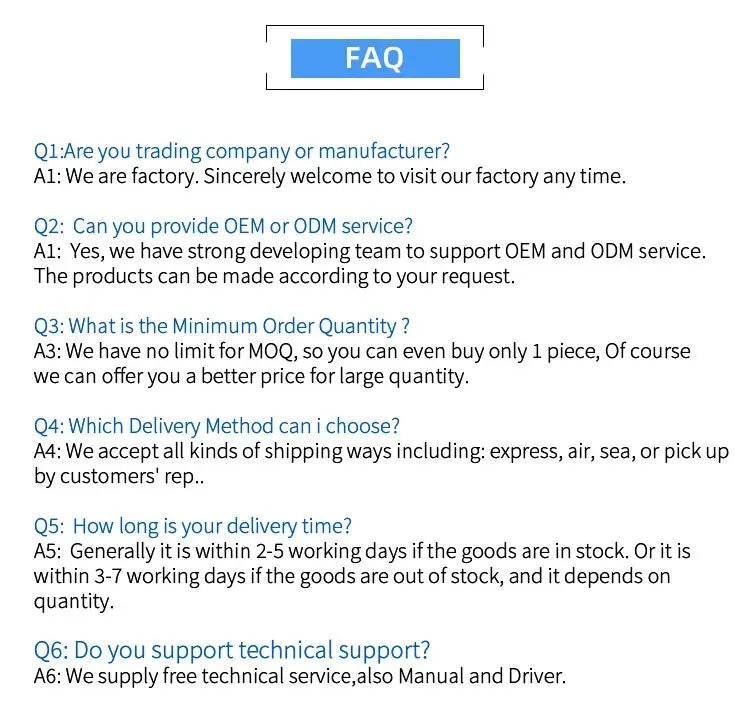 Thermal label printer cartridge FAQ page with Q&A text
