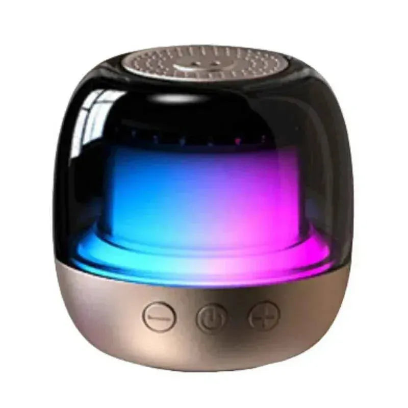 Portable Bluetooth Speaker | Waterproof 360 Wireless Audio - Gold/Black Gold My Store