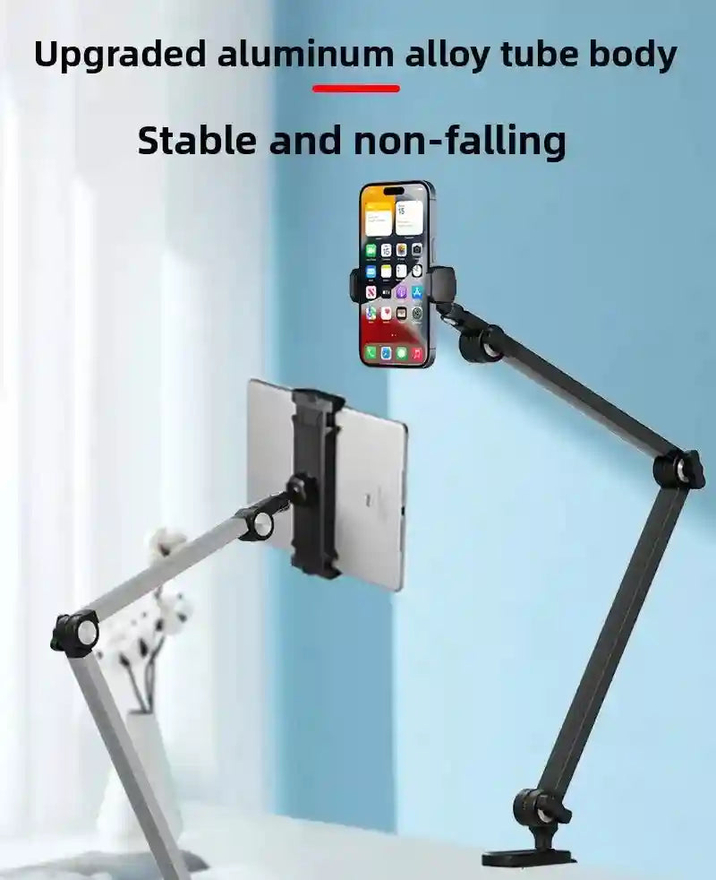 Smart Tracking Phone Stand: Rotating Desktop Holder for Home & Office Tidesmit