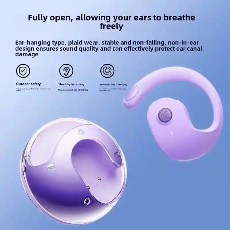 Tidesmit T2 Open-Ear Sports Earbuds – Wireless with LED Battery Display Tidesmit