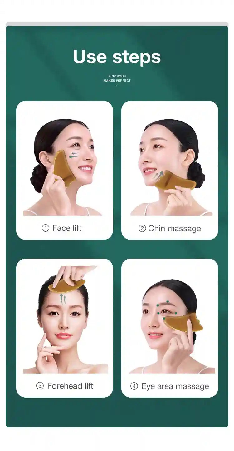 Gua Sha Scraping Massage Tool | Ox Horn Electric Muscle Relief MR-7308 Eye Massage Instrument Tidesmit