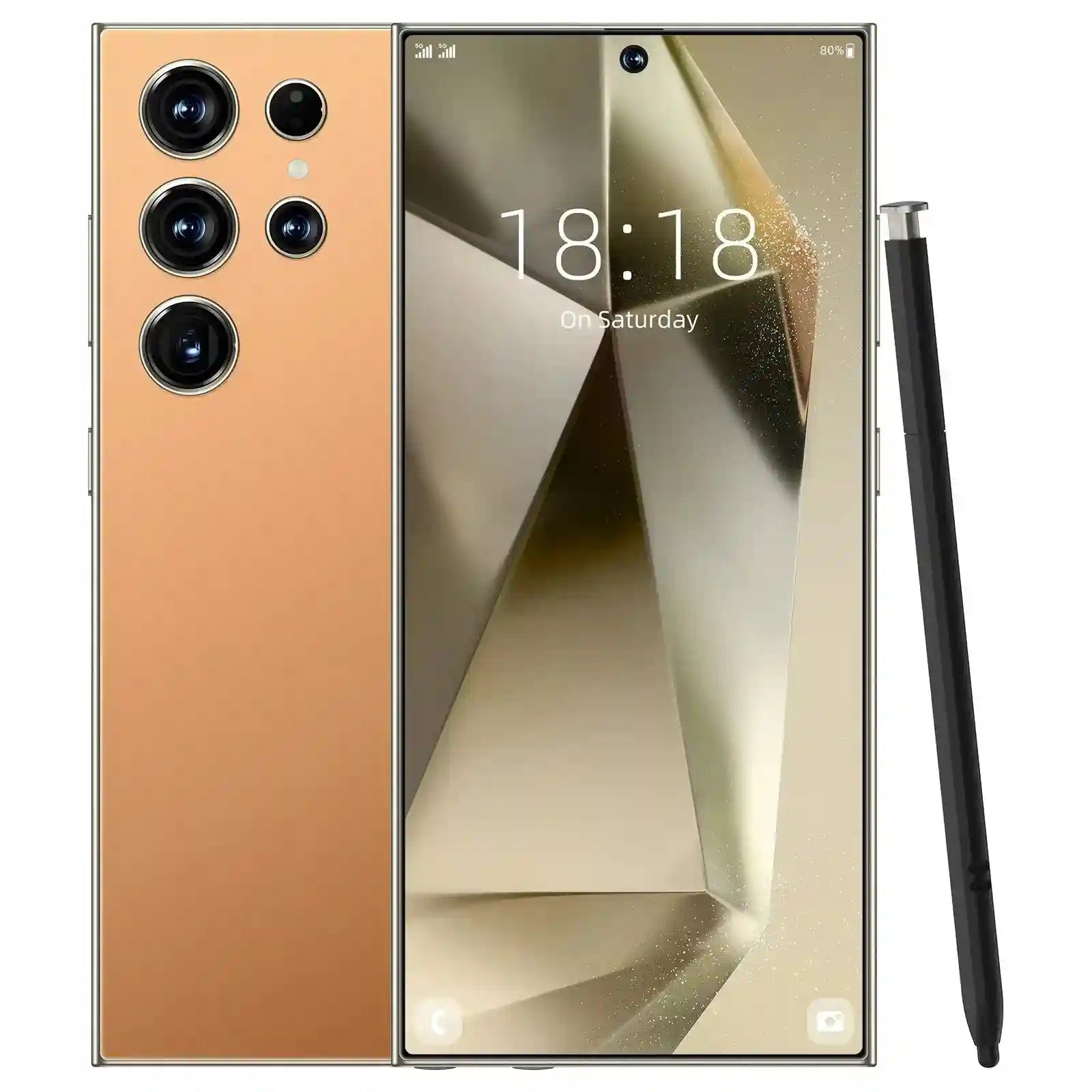 S25 5G Smartphone | 16GB RAM, 1TB Storage & AMOLED Display Orange 16g Tidesmit