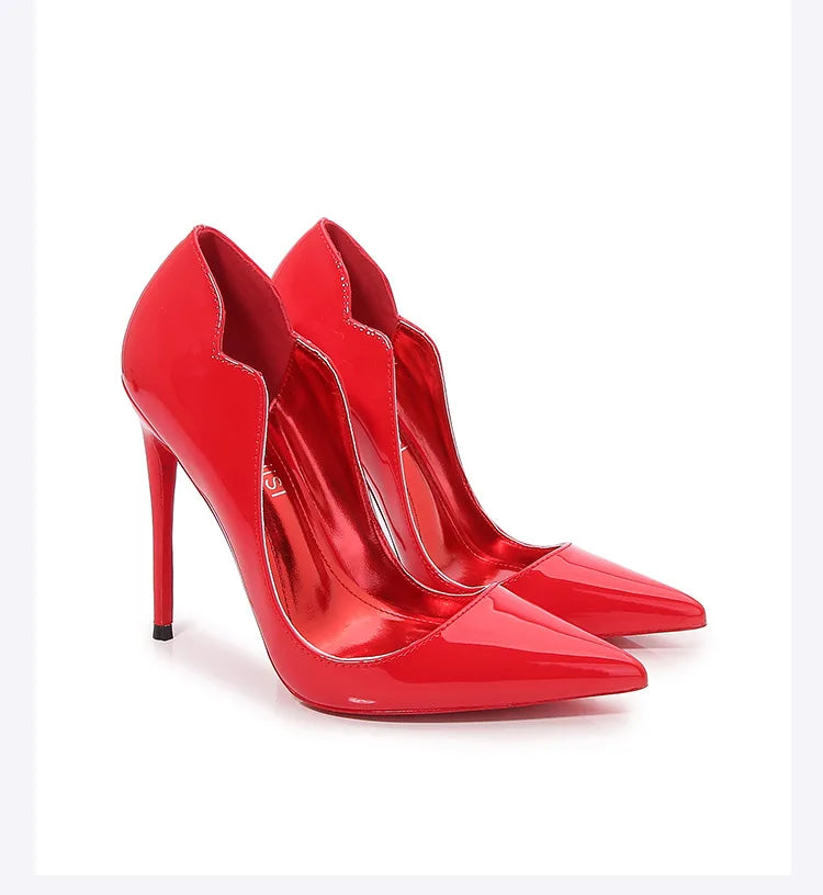 Custom 6cm 8cm 10cm 12cm Heel Height Designer Red Bottom Shoes 2025 Luxury Fashion High Heels Women Pumps