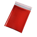 Eco-friendly Padded Envelopes Polymailer Shipping Packaging Mailer Bubble Custom Metallic Red Bubble Mailer for Shipping