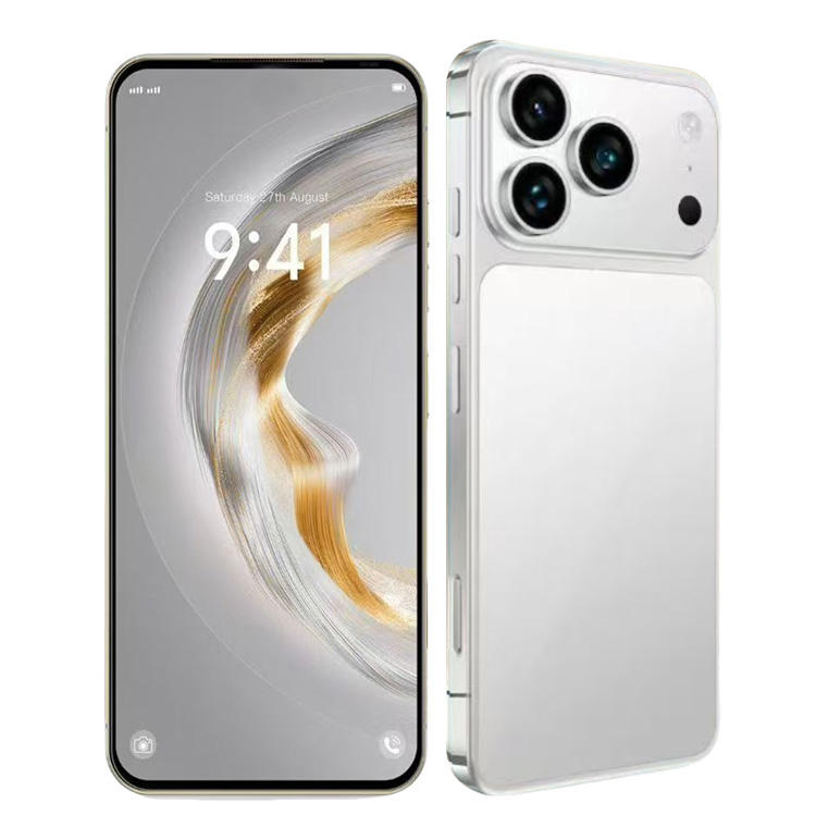 2025 17 Pro Max 5G Android 14 smartphone with 6.9 inch HD 144Hz display and 108MP camera gallery view