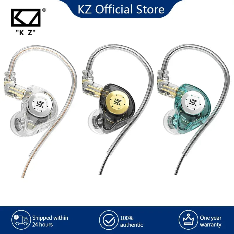 KZ EDX pro Earphones Bass In Ear Monitor Headphones Sport Noise Cancelling HIFI Headset New Arrival! Tidesmit