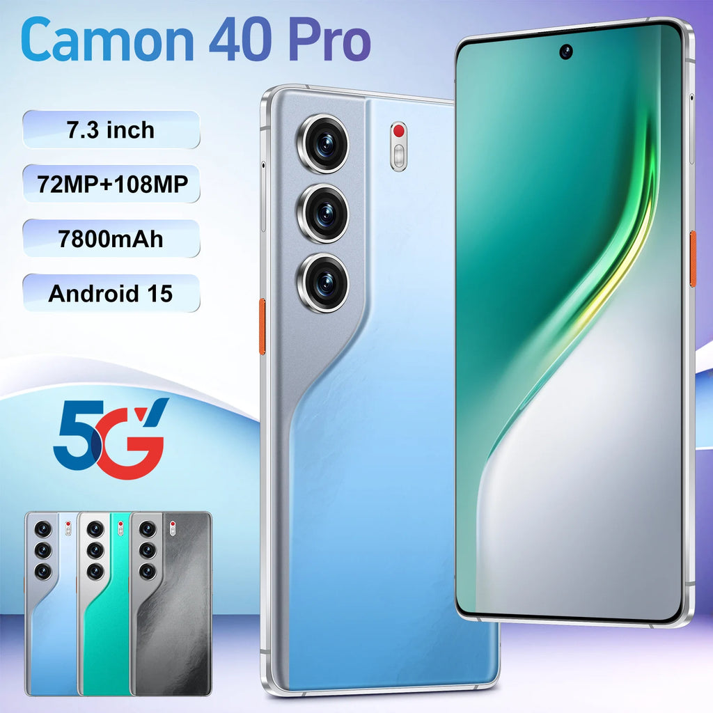 Camon 40 Pro 5G Smartphone 16GB RAM 1TB Storage - Dual SIM Tidesmit