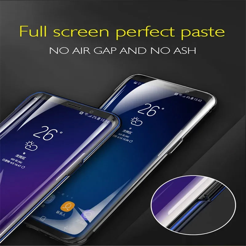 Samsung Galaxy Hydrogel Screen Protector 3-Pack - Case Friendly HD Film Tidesmit
