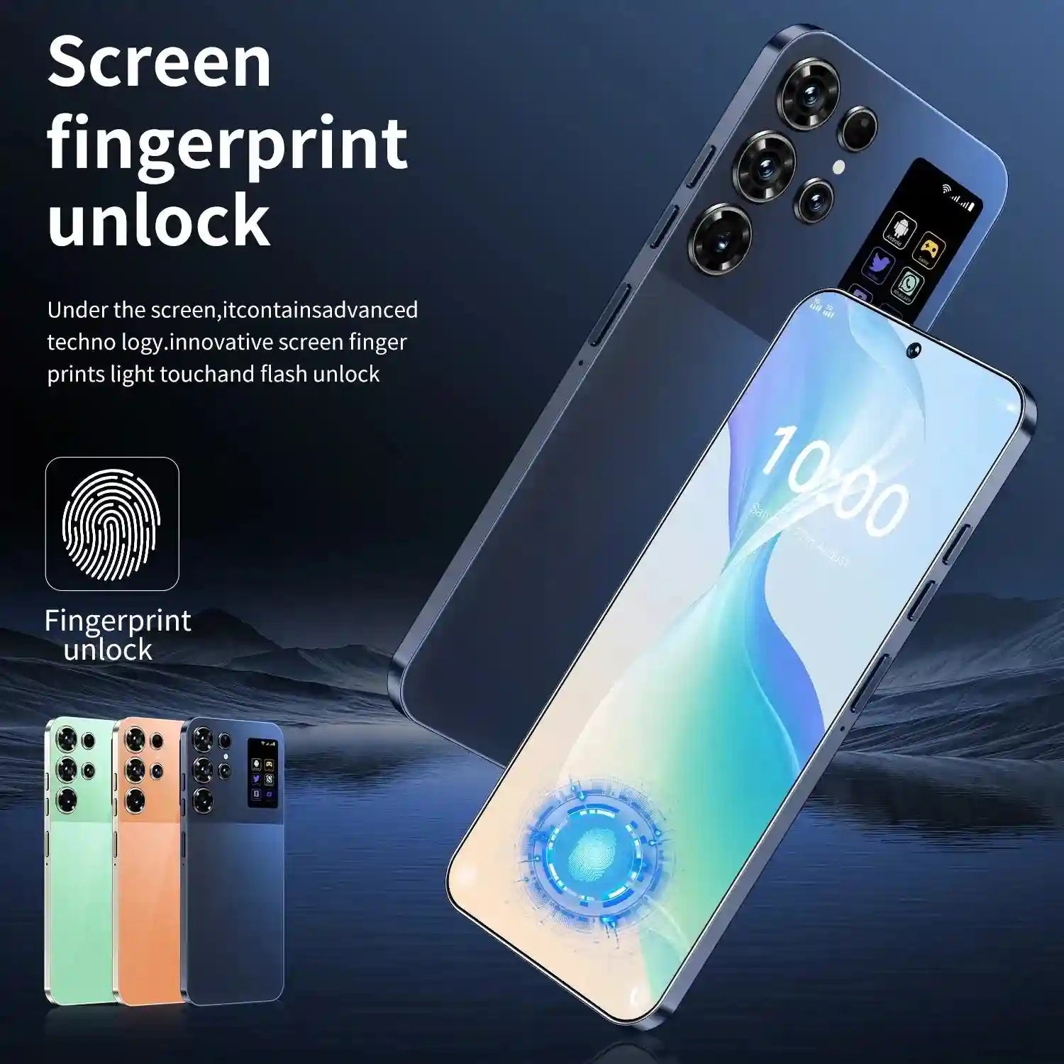 S26 Ultra 5G Smartphone 16GB RAM 1TB Storage Green Tidesmit