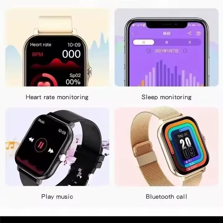 Smartwatch Fitness Tracker with Bluetooth Calling & Heart Rate Monitor My Store