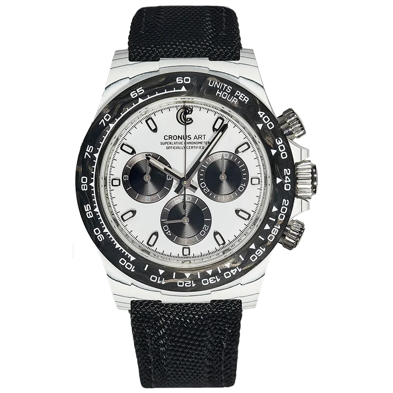 Day-tona Limited Edition Graffiti-Style Mechanical Watch-Carbon Fiber Case 40mm Sapphire Crystal Glass Pointer Hangzhou 20mm
