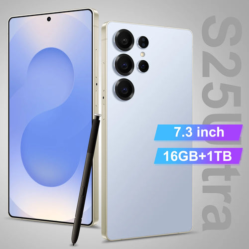 S25 Ultra 5G smartphone with 7.3 inch HD display and 108MP camera featuring Android 15 global version
