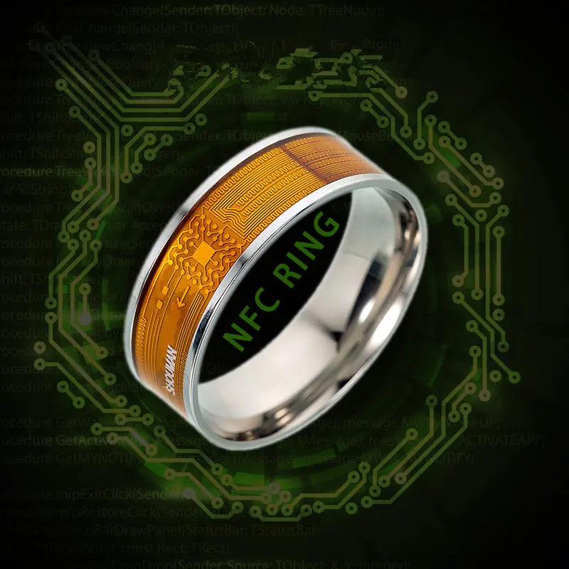 Smart Health Ring - Waterproof Stainless Steel Biometric Monitor Tidesmit