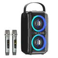 Portable Bluetooth Speaker 80W Wireless Audio - 360 Sound Party Boombox Black My Store