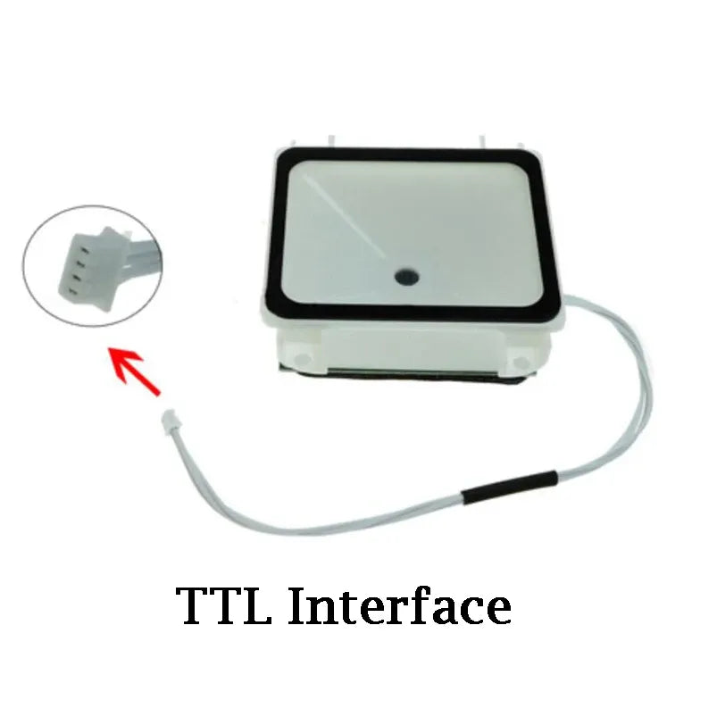 Barcode scanner module with TTL interface cable and small connector