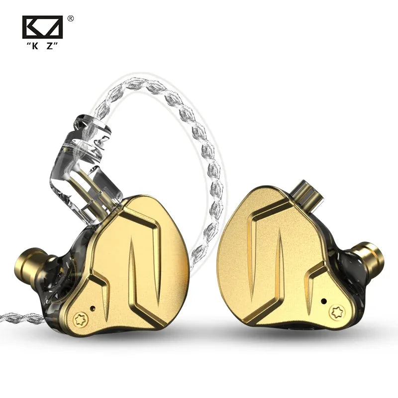 KZ ZSN Pro X Metal Earphones 1BA+1DD Hybrid Technology HIFI Bass Earbuds In Ear Monitor Headphone Sport Noise Cancelling Headset Tidesmit