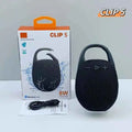 Portable Bluetooth Speaker with Carabiner, Waterproof 5W Audio Black My Store