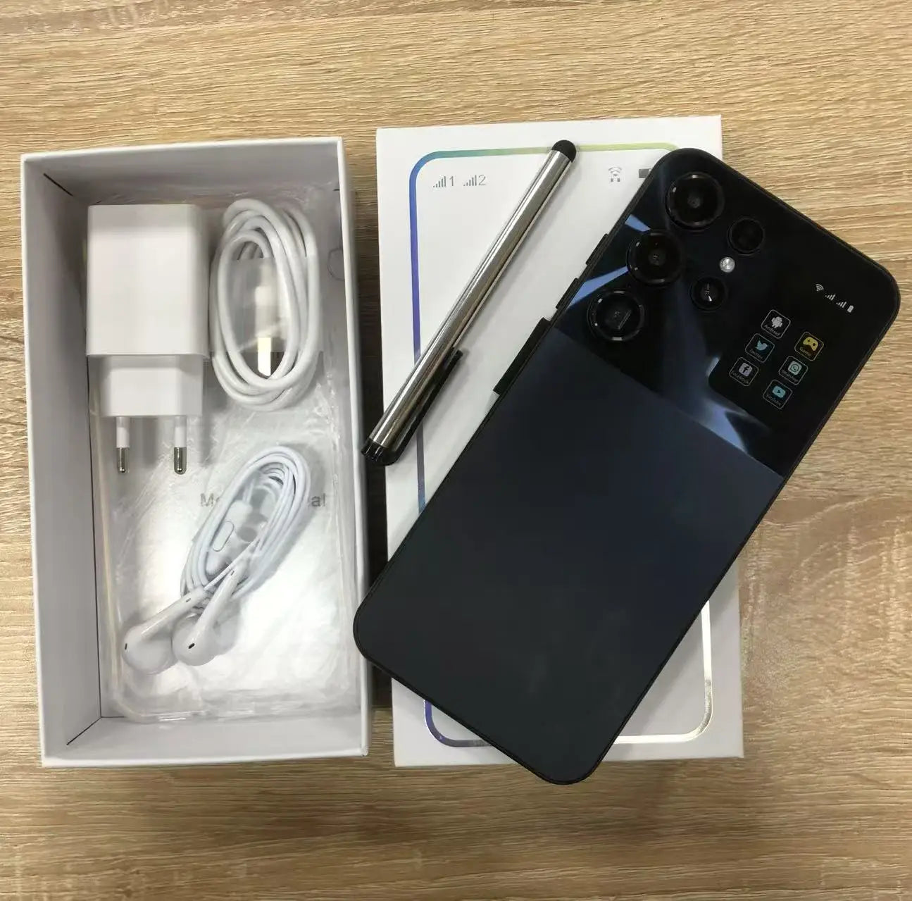 S25 Ultra 5G Smartphone 22GB RAM 1TB Storage Android 15 Unlocked Black 22GB Tidesmit
