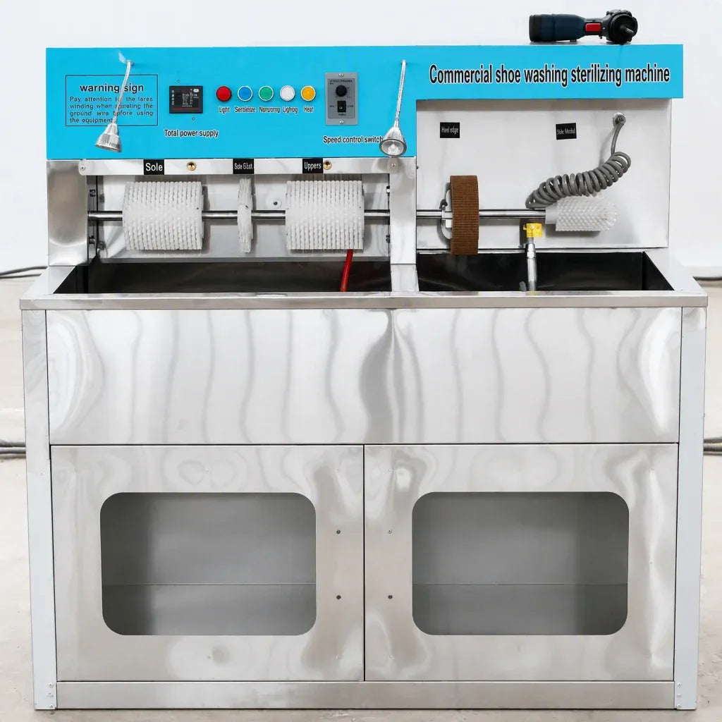Semi Automatic Commercial Laundry Shoe Washer and Dryer Combo Electric Shoes Washing Drying Equipment for Business