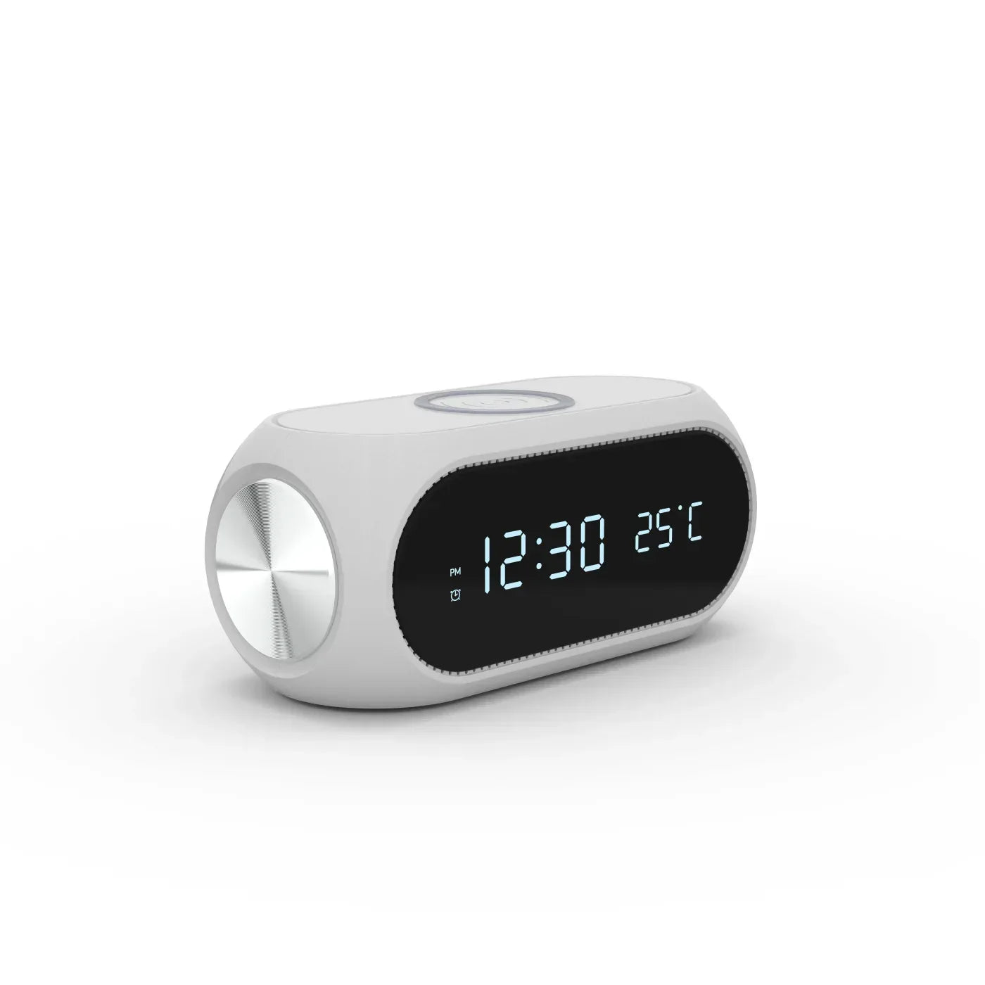 15W Wireless Charger Alarm Clock with Fast Charging LED Display Tidesmit
